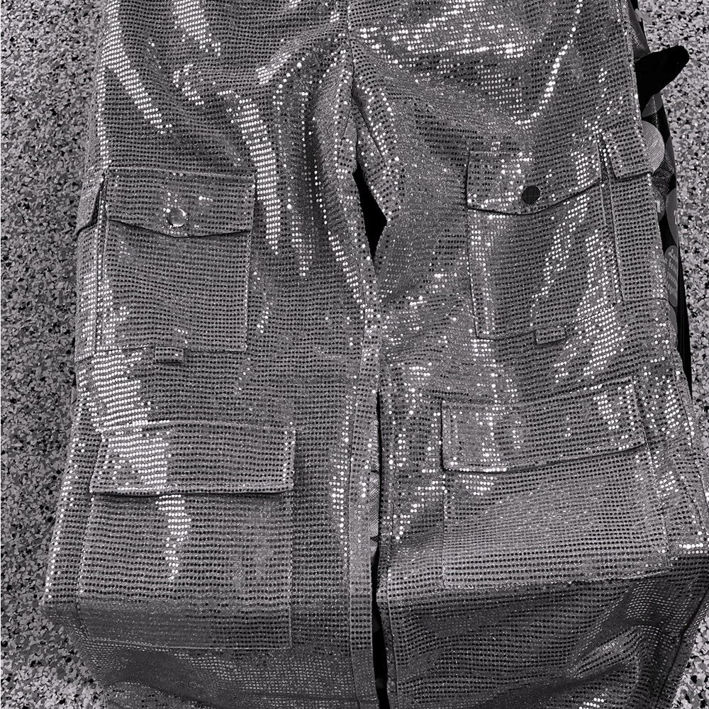 AMAZING Cargo Disco Pants Size L - Picture 5 of 8